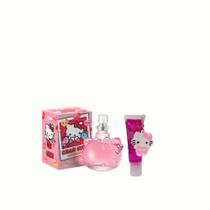 Kit Hello Kitty 1 Perfume Hello Kitty Apaixonada 25 ml Jequiti +1 Gloss Labial Hello Kitty