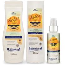 Kit Help! Sun Shampoo Micelar + Máscara 3x1 + Spray 4x1 Bothanico
