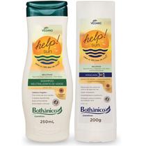 Kit Help! Sun Shampoo Neutralizante De Verde 250ml + Máscara 3x1 200g Bothanico