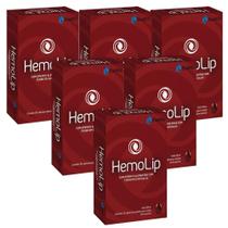 Kit Hemolip Com 6 Caixas De 30 Cápsulas Gelatinosas Moles Cada