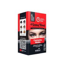 Kit Henna Castanho Medio 1,5Gr+10Ml - Niraj