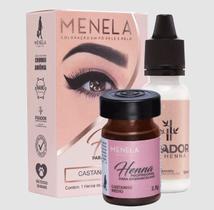 Kit henna castanho medio menela