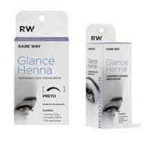 KIT Henna Glance Sobrancelha Profissional Escolha a cor + Sabonete Liquido Removedor Rena 20ml