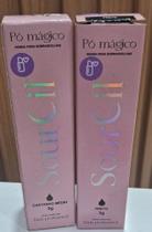 Kit Henna para Sobrancelha Sourcil - Preta e Castanho Médio