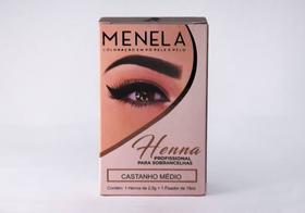 Kit Henna para sobrancelhas Menela 2,5g