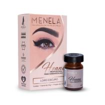 Kit Henna Para Sobrancelhas Menela Cosméticos 2,5 G