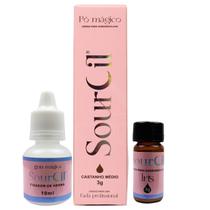 Kit Henna Sobrancelha Profissional Completo Fada Pó Mágico sourcill renna Designer