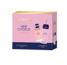 Kit Her Choice La Rive Feminino - Eau de Toilette 100ml Desodorante 150ml Kit Her Choice La Rive Feminino - Eau de Toilette 100ml Desodorante 150ml