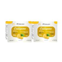 Kit Herbamed Colágeno Sabor Abacaxi 2 Caixas 30 Sachês Cada