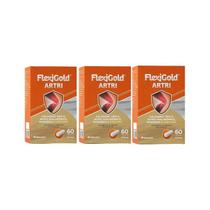 Kit Herbamed Flexigold Artri Com 3 Un De 60 Cápsulas Cada