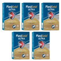 Kit Herbamed FlexiGold Ultra Com 5 Cx De 30 Cápsulas Cada