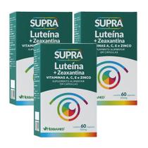 Kit Herbamed Supra Luteína + Zeaxantina Com 3 Caixas De 60 Cápsulas Cada