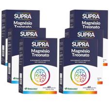 Kit Herbamed Supra Magnésio Treonato 6 Caixas 60 Cápsulas Cada