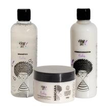 Kit Hey You Cachos Shampoo Condicionador E Mascara - Hey You