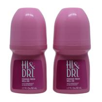 Kit Hi Dri 2 Desodorantes Powder Fresh Rosa 50ml Kit Hi Dri 2 Desodorantes Powder Fresh Rosa 50ml