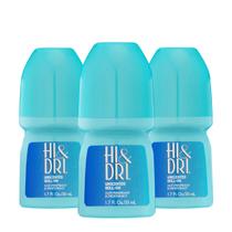 Kit Hi e Dri Unscented Roll-On Desodorante (3 unidades) Kit Hi e Dri Unscented Roll-On Desodorante (3 unidades)