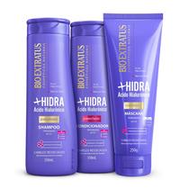 Kit +Hidra Bio Extratus Shampoo Condicionador e Máscara 250g Kit +Hidra Bio Extratus Shampoo Condicionador e Máscara 250g