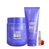 Kit +Hidra finalização capilar 1 Máscara 500ml 1 Finalizador 200ml + Presente Lourre 15ml