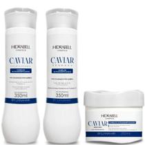 Kit Hidrabell Caviar - Shampoo + Condicionador + Mascara