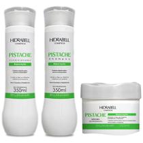 Kit Hidrabell Pistache - Shampoo + Condicionador + Mascara