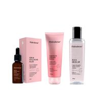 Kit Hidrabene: Sab. Líquid, Água Micelar & Sérum Hyaluronic.