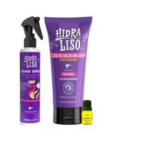 Kit Hidraliso Alisante De Chuveiro 200ml + Protetor Capilar