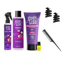 Kit Hidraliso Alisante De Chuveiro Shampoo + Spray Capilar Kit Hidraliso Alisante De Chuveiro Shampoo + Spray Capilar