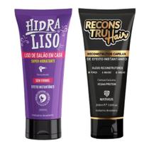 Kit Hidraliso + Reconstruhair Progressiva Vegana Reconstrutor Capilar 200 ml