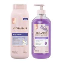Kit Hidramais 1 Creme Corporal Noite Serena 500ml 1 Sabonete Lavanda 500ml