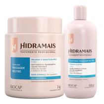 Kit Hidramais 1 Creme Massagem Neutro 1kg 1 Óleo Massagem Neutro 500ml Kit Hidramais 1 Creme Massagem Neutro 1kg 1 Óleo Massagem Neutro 500ml