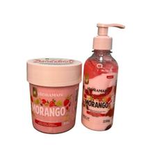 Kit Hidramais Morango - Esfoliante e Hidratante Perfumado! Kit Hidramais Morango - Esfoliante e Hidratante Perfumado!