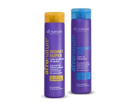 Kit Hidrat 22 + Hidratante Super Afro All Nature 300ml Home Care