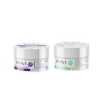 Kit Hidrat. Facial Refrescante + Noturno Raavi 100g