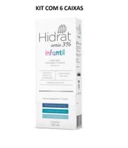 Kit Hidrat Ureia 3% Infantil Com 6 Loções Hidratantes De 150ml Cada