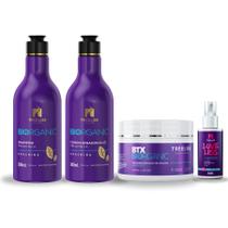 Kit Hidratação 4 passos 100% Vegano Biorganic Treeliss Kit Hidratação 4 passos 100% Vegano Biorganic Treeliss