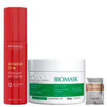 Kit Hidratação Biomask e Spray Térmico Prohall Home Care