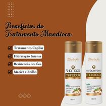 Kit Hidratação Capilar Mandioca 600 Ml Tratamento Therapy Kit Hidratação Capilar Mandioca 600 Ml Tratamento Therapy