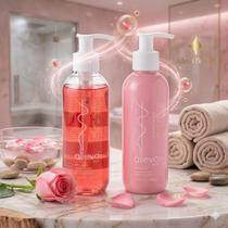 Kit Hidratacao Completa Alleva - Corpo, Rosto mais Sabonete Liquido