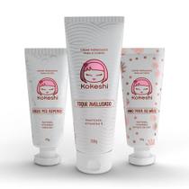 Kit Hidratação Corporal Intensa Kokeshi Para Pés Mãos e Corpo Kit Hidratação Corporal Intensa Kokeshi Para Pés Mãos e Corpo