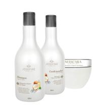 Kit Hidratação e Limpeza sem Danos 03 Passos Josefine Cosmetics