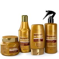 Kit Hidratação Em Casa Banho De Verniz Forever Liss