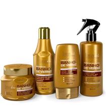 Kit Hidratação Em Casa Banho De Verniz Forever Liss