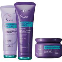 Kit Hidratação Micelar Shamp 250ml + Cond 200ml + Másc 250g