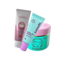 Kit Hidratação Pele de Porcelana Olhos de Gueixa Pele Plena Kokeshi