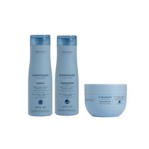Kit Hidratação Shampoo Condicionador Máscara 250g Arvensis