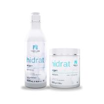 Kit Hidratação Shampoo e máscara Hidrat Argan manutenção Kit Hidratação Shampoo e máscara Hidrat Argan manutenção