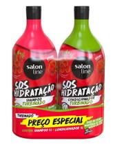Kit Hidratação Turbinado Shampoo E Condicionador Salon Line