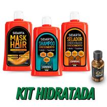 KIT HIDRATADA B Mask Hair 250ml Shampoo 250ml Condicionador 250ml Mini Oleo 7ml Hidratação e Crescimento. KIT HIDRATADA B Mask Hair 250ml Shampoo 250ml Condicionador 250ml Mini Oleo 7ml Hidratação e Crescimento.