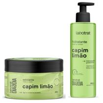 Kit Hidratante 190ml + Esfoliante 300g Labotrat Capim Limão Corpo e Rosto Kit Hidratante 190ml + Esfoliante 300g Labotrat Capim Limão Corpo e Rosto