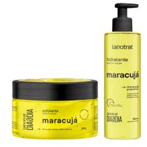 Kit Hidratante 190ml + Esfoliante 300g Labotrat Maracujá Corpo e Rosto